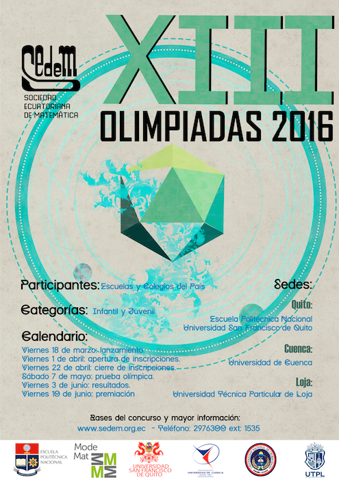 XIII OLIMPIADAS 2016